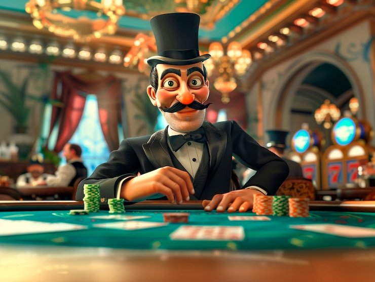 Lucky Neko studio multi-camera view on suster mobile app showing live dealer and table